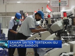 Saham Sritex Tertekan Isu Korupsi Bansos