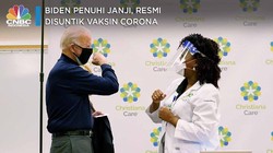 Biden Penuhi Janji, Resmi Disuntik Vaksin Corona