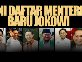 Dilantik Hari ini, Berikut 6 Menteri Baru Kabinet Jokowi