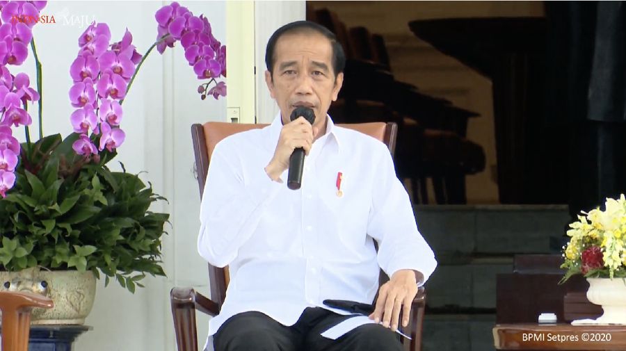 Keterangan Pers Presiden Joko Widodo (Tangkapan Layar Youtube Sekretariat Presiden)