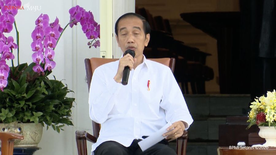 Keterangan Pers Presiden Joko Widodo (Tangkapan Layar Youtube Sekretariat Presiden)