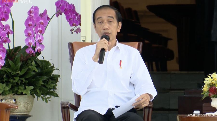 Keterangan Pers Presiden Joko Widodo (Tangkapan Layar Youtube Sekretariat Presiden)