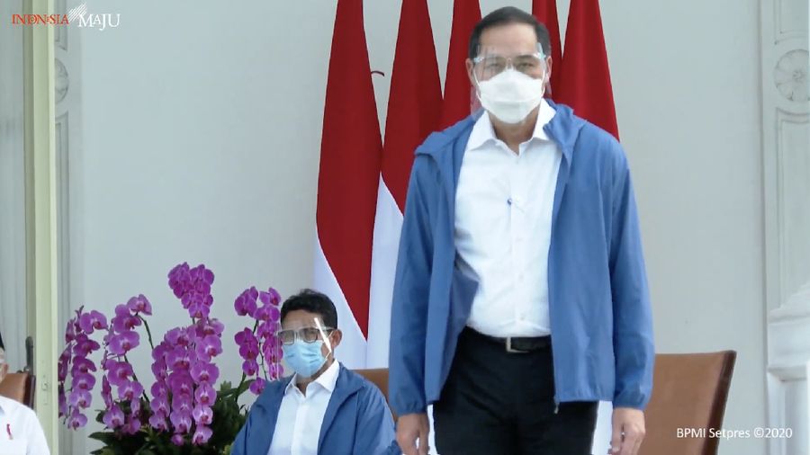 M Lutfi (Tangkapan Layar Youtube Sekretariat Presiden)