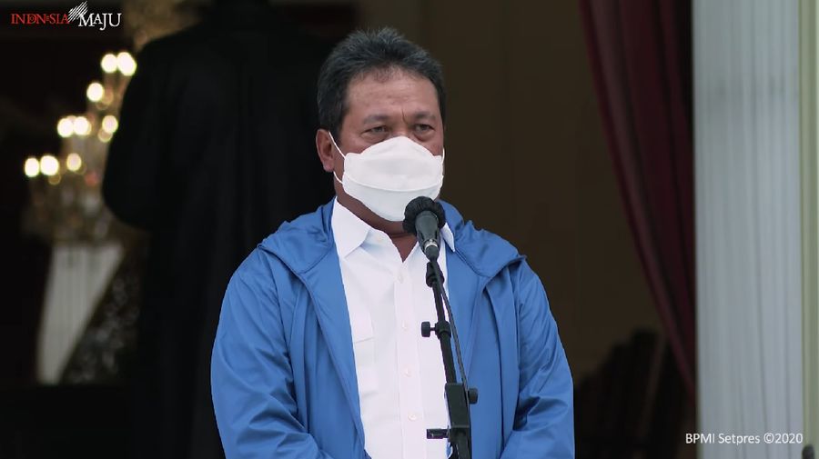 Menteri Kelautan dan Perikanan (KKP), Sakti Wahyu Trenggono (Tangkapan Layar Youtube Sekretariat Presiden)