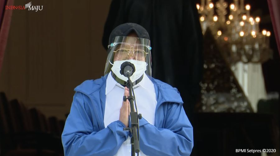 Menteri Sosial, Tri Rismaharini (Tangkapan Layar Youtube Sekretariat Presiden)