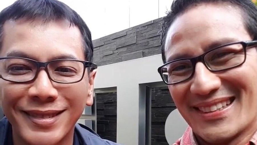 Wishnutama dan Sandiaga S Uno (Tangkapan layar Instagram @wishnutama