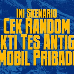 Ini Skenario Random Test Antigen Mobil Pribadi di Ruas Tol