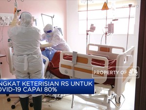 Kapasitas Rumah Sakit Rujukan Covid-19 Nyaris Penuh