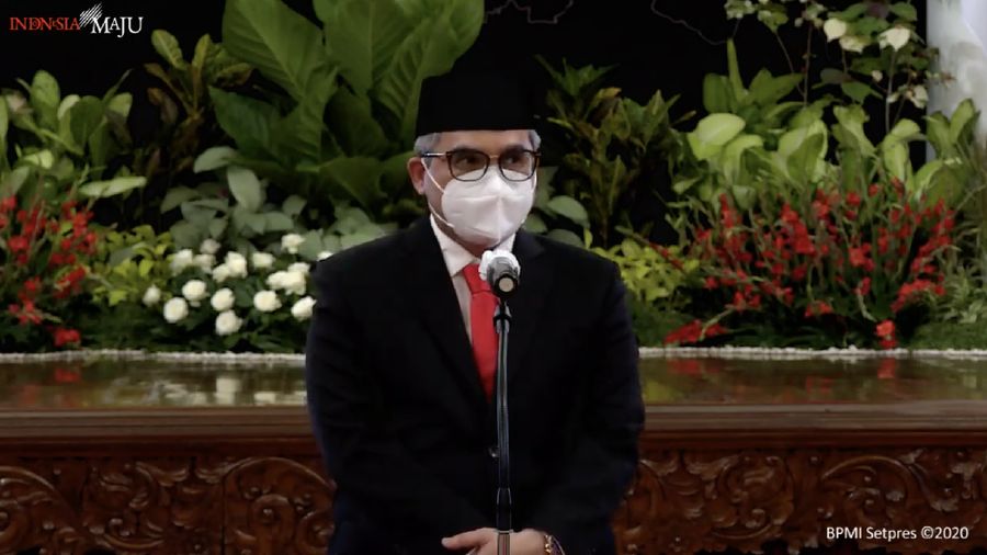 Wakil Menteri Pertanian, Harvick Hasnul Qolby (Tangkapan Layar Youtube Sekretariat Presiden)