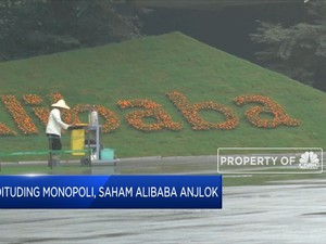 Dituding Monopoli, Saham Alibaba Anjlok