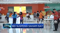 Meroket 146% Sebulan Terakhir, BEI Suspensi Saham ISAT