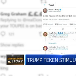Trump Tanda Tangani Stimulus Fiskal USD 2,3 Triliun