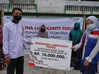 Pertamina Lubricants Berbagi Sesama Jelang Akhir 2020
