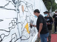 Kilang Pertamina Cilacap Gelar Lomba Mural