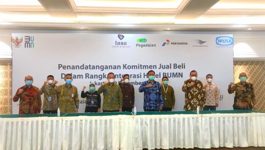 Penandatanganan pendirian Holding Hotel BUMN/Dok Kemen BUMN