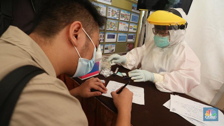 Rapid Test Antigen (CNBC Indonesia/ Andrean Kristianto)