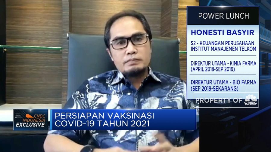 Bio Farma - Telkom  Siapkan Platform Pelaksanaan Vaksinasi Covid-19 (CNBC Indonesia TV)
