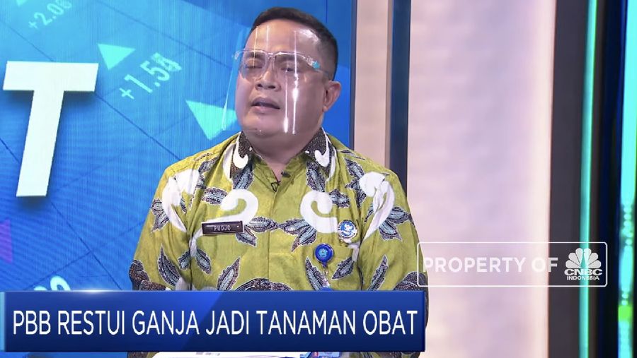 Kepala Biro Humas & Protokol BNN RI, Brigjen Pol Sulistyo Pudjo. (Tangkapan layar CNBC TV)
