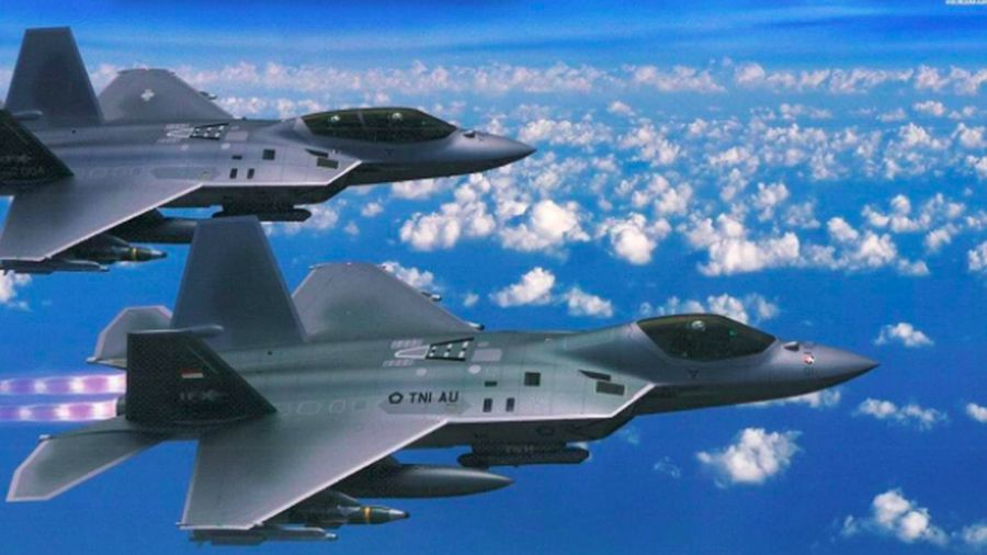 Jet tempur canggih patungan Korea Selatan-Indonesia, KF-21/IF-21 Boramae sukses uji terbang perdana pada 19 Juli 2022. (Dok: Angkatan Udara Republik Korea )