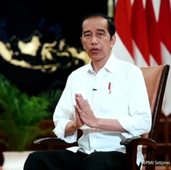 Harapan Jokowi di 2021, dari Vaksinasi Hingga Infrastruktur
