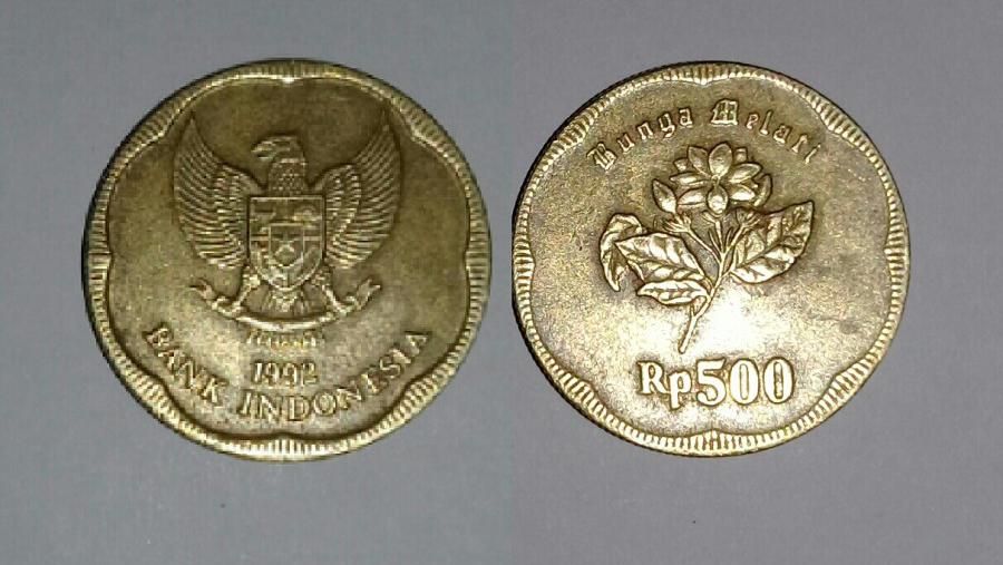 Uang Logam RP 500 emisi 1992 (Tangkapan Layar Tokopedia/Bunda jump)