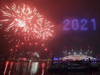 Corona Sudah Bye-bye, Wuhan 'Berpesta' Sambut 2021