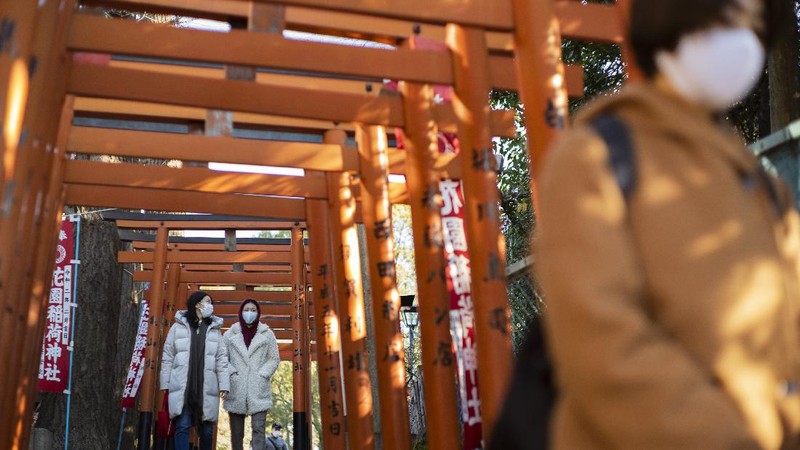 Ilustrasi kota Tokyo, Japan. (AP/Hiro Komae)
