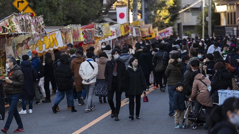 Ilustrasi kota Tokyo, Japan. (AP/Hiro Komae)