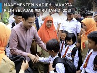 Maaf Menteri Nadiem, Jakarta Pilih Belajar #dirumah di 2021