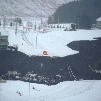 Potret Tanah Longsor di Norwegia, Puluhan Orang Masih Hilang