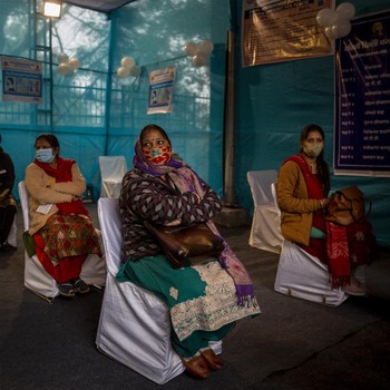 Intip Suasana Simulasi Vaksinasi Corona Massal di India