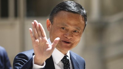 FILE - In this May 15, 2019, file photo, founder of Alibaba group Jack Ma arrives for the Tech for Good summit in Paris. (AP Photo/Thibault Camus, File)
