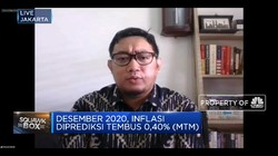 Inflasi Desember 2020 Diproyeksi Capai 0,40% (mtm)