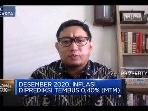 Inflasi Desember 2020 Diproyeksi Capai 0,40% (mtm)