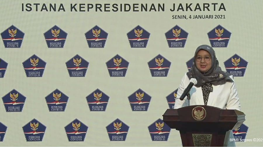 Juru Bicara Program Vaksinasi Covid-19 Siti Nadia (Tangkapan Layar Youtube)