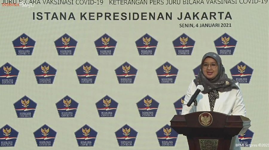 Juru Bicara Program Vaksinasi Covid-19 Siti Nadia (Tangkapan Layar Youtube)
