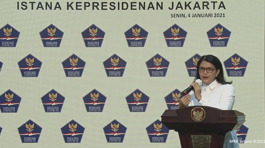 Juru Bicara Vaksinasi Covid-19 dari BPOM Dr. dra. Lucia Rizka Andalusia, M.Pharm, Apt. (Tangkapan Layar Youtube)