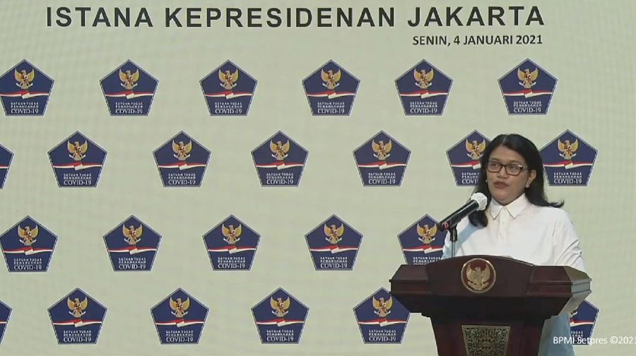 Juru Bicara Vaksinasi Covid-19 dari BPOM Dr. dra. Lucia Rizka Andalusia, M.Pharm, Apt. (Tangkapan Layar Youtube)