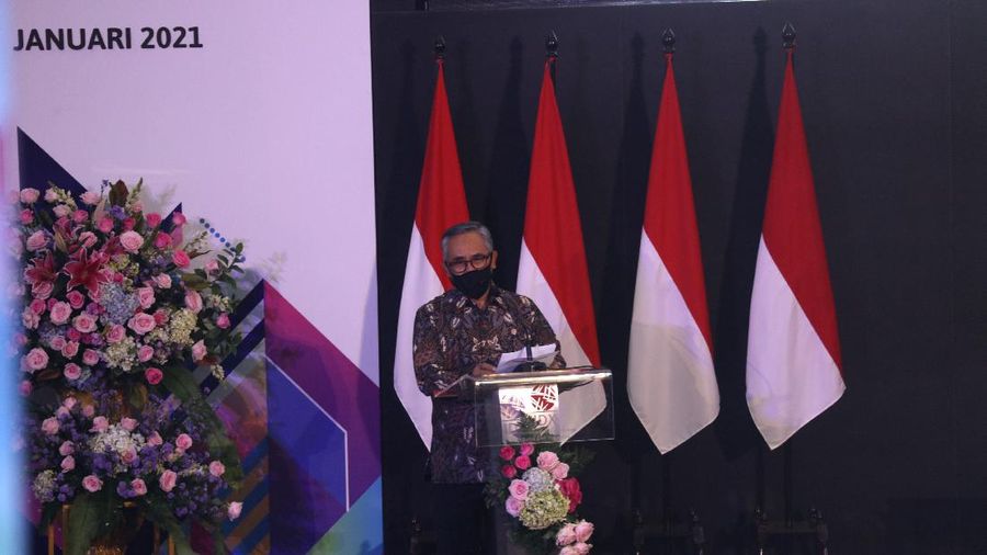 Pembukaan Bursa Efek Indonesia (CNBC indonesia/Tri Susilo)