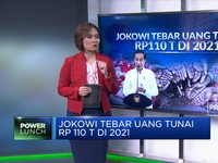 Jokowi Tebar Uang Tunai Rp 110 T di 2021