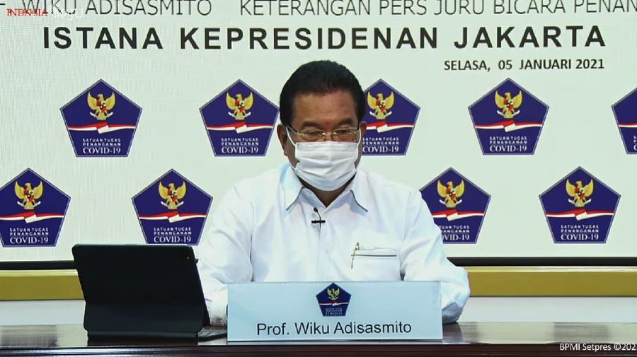Keterangan Pers Juru Bicara Satgas Penanganan Covid-19, Kantor Presiden, 5 Januari 2021