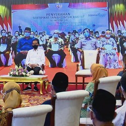 Target Pemberian Sertipikat Tanah Jokowi di 2020 Meleset