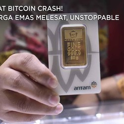 Saat Bitcoin Crash! Harga Emas Melesat, Unstoppable!