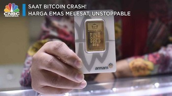 Saat Bitcoin Crash! Harga Emas Melesat, Unstoppable!