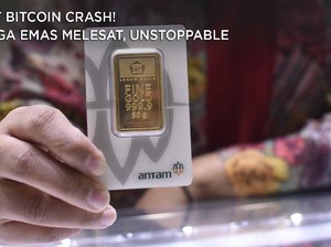 Saat Bitcoin Crash! Harga Emas Melesat, Unstoppable!