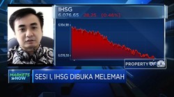 Terimbas Wall Street, IHSG di Buka Melemah