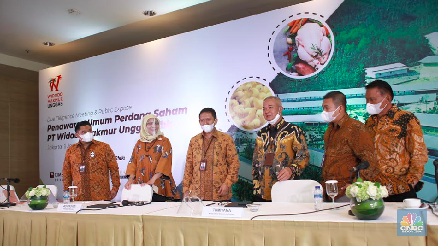 IPO Widodo Makmur Unggas, 6 Januari 2021/Syahrizal Sidik