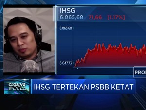 Panic Buying PSBB Ketat, IHSG Terkoreksi Lebih Dari 1%