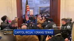 Capitol Ricuh Akibat Pendukung Trump, 1 Orang Tewas