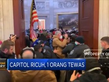 Capitol Ricuh Akibat Pendukung Trump, 1 Orang Tewas